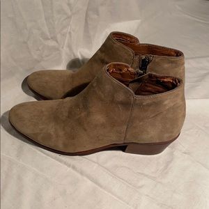 Sam Edelman grey suede bootie